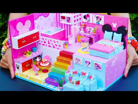 DIY Miniature Cardboard House #29 Bathroom, Kitchen, Bedroom, Living Room for a Family