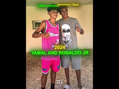 Ronaldo Jr And Lamine Yamal Growth Is Insane 🤯📈