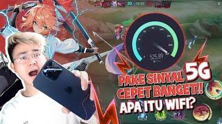 MAIN FANNY PAKAI IPHONE 14 + SINYAL 5G SURGA BRO ‼️