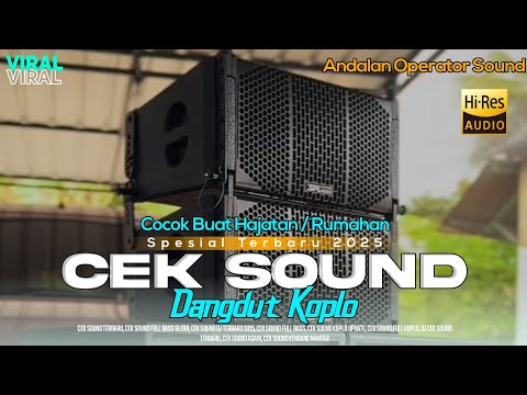 CEK SOUND INSTRUMEN DANGDUT GLERR TERBARU ANDALAN OPERATOR SOUND