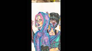 Cyberpunk 👾 new art 👩‍🎤 #art #panting #new #cyberpunk #viralvideo