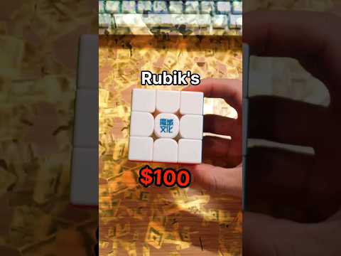 $100 vs $10 Rubiks Cube 💸