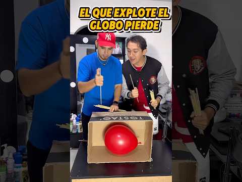 El que explote el globo pierde con @profejesusandres  #fy #humor