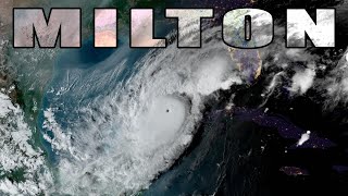 Hurricane Milton time lapse 🌀 full life cycle [4K]