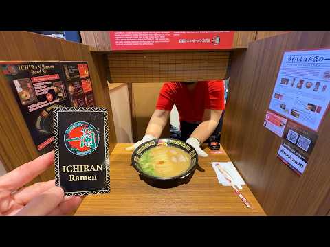 Eating ICHIRAN Ramen at a Pop-up Restaurant