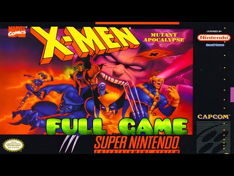 X-Men: Mutant Apocalypse [SNES] Gameplay Walkthrough FULL GAME [4K60ᶠᵖˢ🔴]