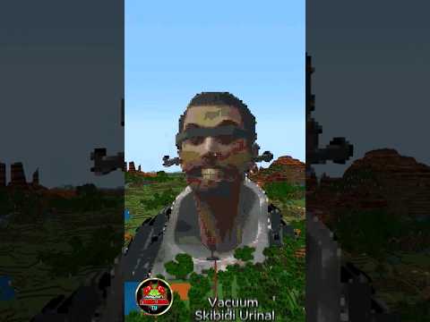 I Wandered Among the Skibidi Toilet Characters on My Minecraft Map #minecraft #skibiditoilet