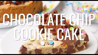 Chocolate Chip Cookie Cake