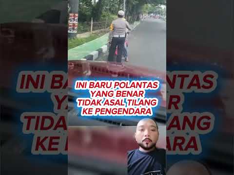 Polisi arahkan pengendara yang lawan arah #shortvideo
