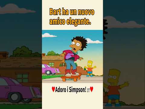 Bart ha un nuovo amico elegante.