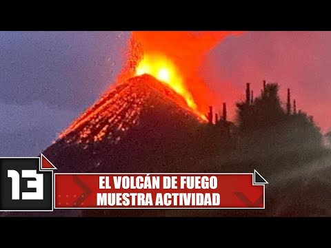 El Volcán de Fuego muestra actividad
