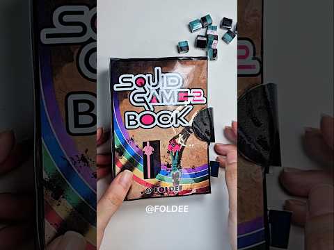 Squid Game 2 game book Blind Bag 오징어 게임2 게임북 블라인드백 #squidgame #gamebook #papercraft #blindbag #asmr