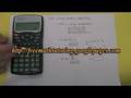 Using the Sharp E531W Calculator
