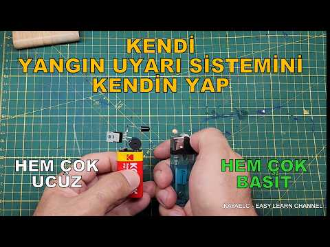 Kendi Yangın Uyarı Sistemini Kendin Yap - Hem de Çok BASİT ve Çok UCUZA