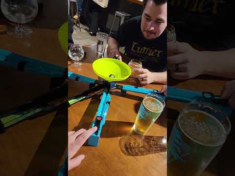 We brought Beat the 8 Ball to our local Swamp Head Brewery  #boardgames #beatthe8ball #swamphead