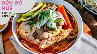 Top 3 Vietnam Street Food BUN BO HUE  - Where to eat in Ho Chi Minh City (Saigon)