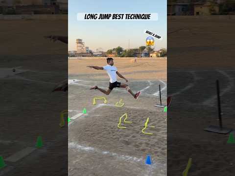 Long Jump Best Technique/Long Jump Kaise Kre/Trick/Tips/#policebharti !#viralvideo !#india !
