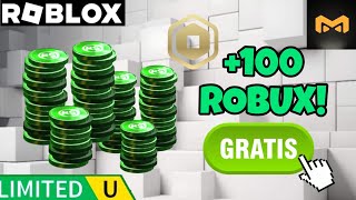¡CONSIGUE 100 ROBUX GRATIS EN ROBLOX! (PARA 5 MIL JUGADORES)SÓLO PARA PC en Medal