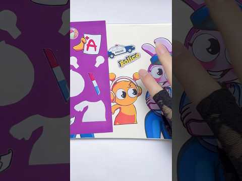 Jack Paper Sticker Book | Incredibox Sprunki Sinner Edition But They are POLICE - 2
