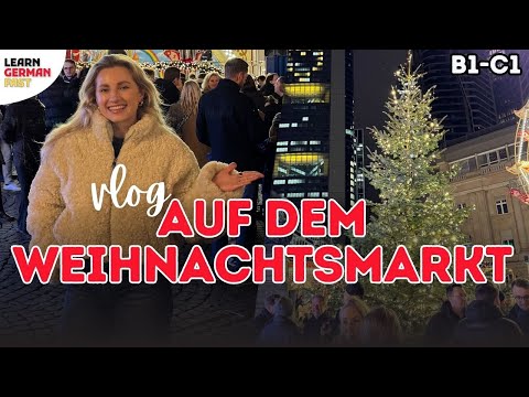 20 Fragen & Antworten auf dem Weihnachtsmarkt (Wortschatz verbessern) 🇩🇪 Learn German Fast