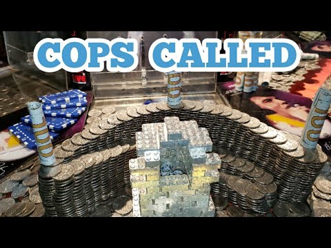 THEY CALLED THE COPS ... Playing The High Limit Coin Pusher Jackpot WON MONEY ASMR