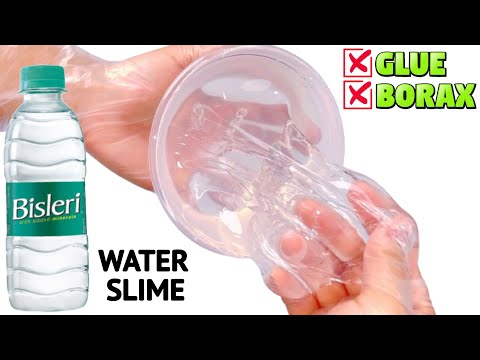 DIY NO GLUE WATER AND TOOTHPASTE SLIME ASMR/HOW TO MAKE SLIME WITH TOOTHPASTE AND WATER/DIY SLIME