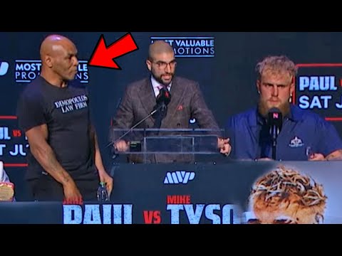 *WOW* MIKE TYSON vs JAKE PAUL FINAL PRESS CONFERENCE "WHEN I HIT YOU, IT WILL BE НЕLL!"