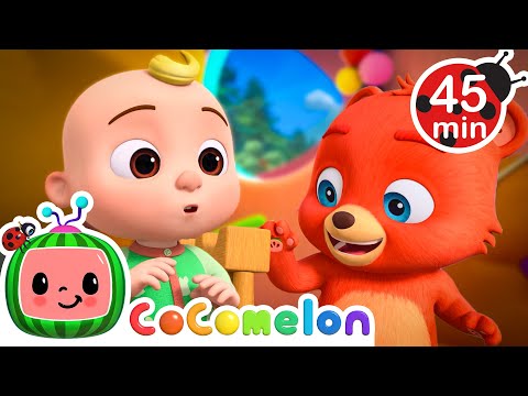 Building Blocks & Big Feelings 😢💪 JJ & Boba Stick Together | Cocomelon Animal Time Nursery Rhymes