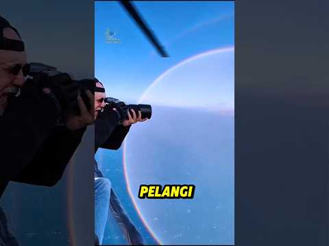 Pelangi Gak Bisa Disentuh?! #pelangi #faktaunik #videoviral