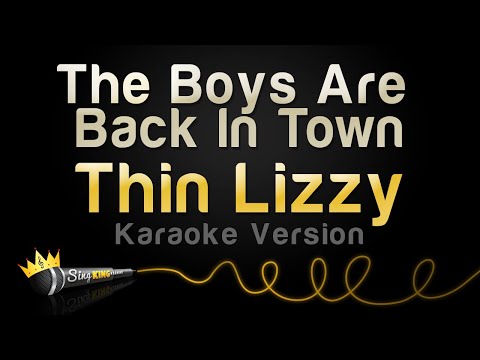 Thin Lizzy  – The Boys Are Back In Town (Karaoke Version)