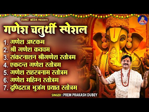 गणेश चतुर्थी स्पेशल : Ganesh Ashtakam | Ganesh Stotram | Ganesh Kavacham | Prem Prakash Dubey