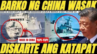 PH COAST GUARD TACTICS, BARKO NG CHINA WASAK, CCG3104 BINANGGA NG PLA NAVY 164 SA BAJO DE MASINLOC
