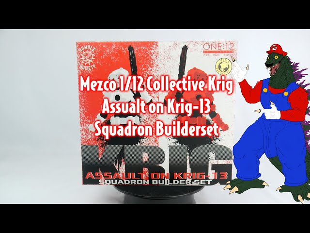 Mezco 1/12 Collective Assault on Krig 13 Sqaudron Builder set