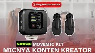 SHURE Movemic Mic Professional Konten Creator