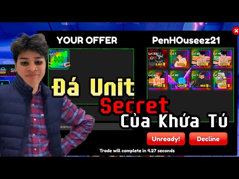 Hidding đá Unit Secret của khứa Tú Anime Defenders. #hidding #roblox #animedefenders #games