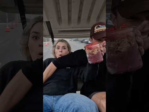 Pranking her with the World’s Fastest Golf Cart…😏😈