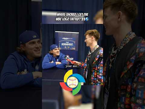 Where should I get the World Baseball Classic logo tatted? ๐๐โพ๏ธ #shorts