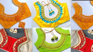 Latest model blouse designs| new designer blouse back neck designs | blouse cutting and Stitching