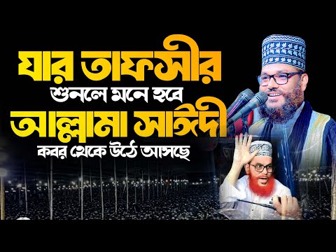 যার তাফসীর শুনলে মনে হবে আল্লামা সাঈদী কবর থেকে উঠে আসছে | মাওলানা আহমদ উল্লাহ হেলালী  01710712975