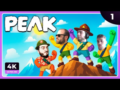 4 TONTOS y 1 MONTAÑA (c/ Carola, Serpi y Zellen) | PEAK Gameplay Español