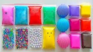 Super Relaxing Slime Making with Bags and Clay