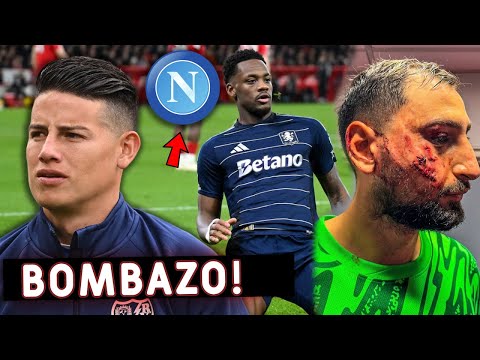 🚨BOMBAZO! NAPOLI x COLOMBIANO✅ - JAMES FUTURO y DETALLES - ASI QUEDO la CARA de Donnarumma