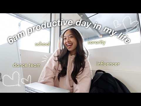 6am productive day in my life