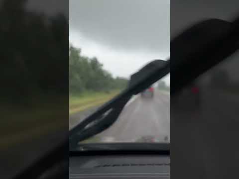 Tornado rips through Wisconsin as driver catches the funnel cloud on camera