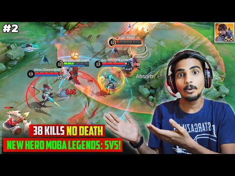 38 Kills No Death!! New Hero Moba Legends: 5v5! | Android Gameplay Hindi #2