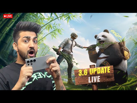 LIVE BGMI - NEW 3.6 UPDATE | Battlegrounds Mobile India