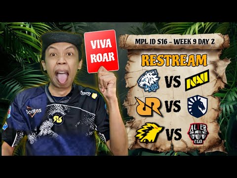 VIVA ROAR !!! RRQ VS TLID - RESTREAM MPL ID S16
