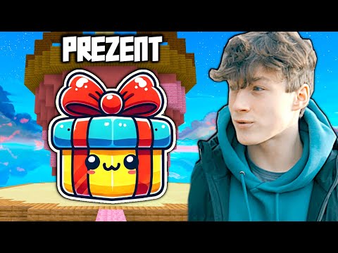 ZBUDOWAŁEM WIELKI PREZENT na BEDWARS 🎁 w Minecraft! *Mikołajki*