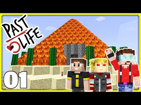 LAVA PYRAMID FOR THE BOYS! | Past Life SMP | Ep 01