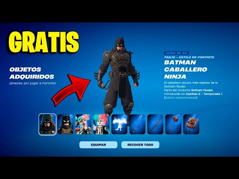 ✅COMO CONSEGUIR *LOTE GOTHAM FEUDAL* GRATIS EN FORTNITE / CAPITULO 6 TEMPORADA 1